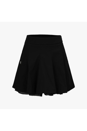 레이스 더블 플레어 스커트 (블랙)_BLACK-a