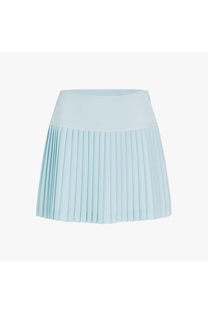 크로셰 플레어 플리츠 스커트 (민트)_GREEN-a