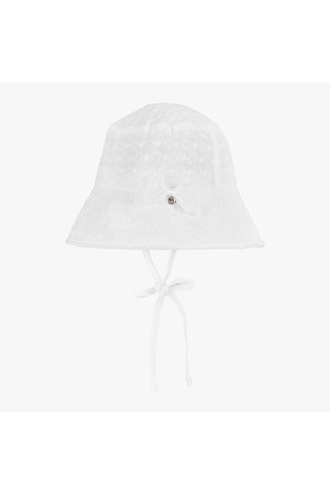 레이스 아일렛 버킷 햇 (화이트)_WHITE-a