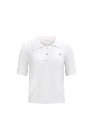 스카시 리본 버튼 반팔 니트 (화이트)_WHITE-a