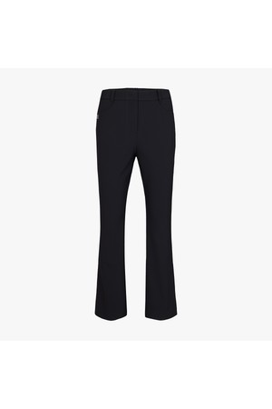 레이스 슬릿 부츠컷 팬츠 (블랙)_BLACK-a