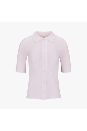 칠부 스켈럽 카라 니트 (핑크)_PINK-a