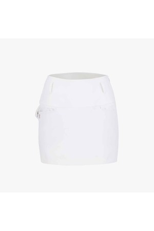 볼주머니 H라인 하이웨스트 스커트 (화이트)_WHITE-a