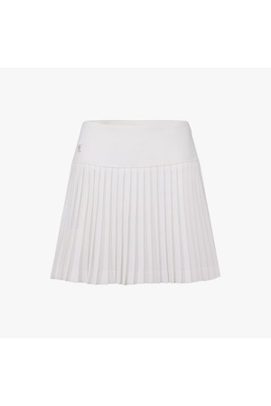 플레어 플리츠 페라 스커트 (화이트)_WHITE-a