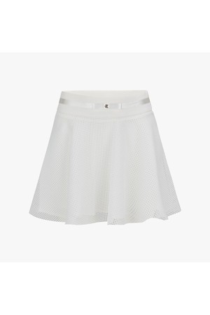 메쉬 더블 플레어 스커트 (화이트)_WHITE-a