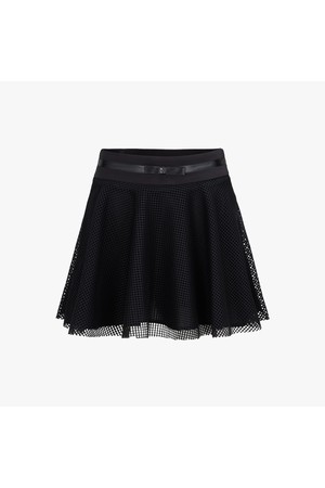 메쉬 더블 플레어 스커트 (블랙)_BLACK-a