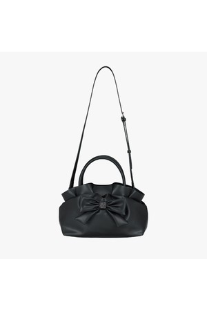 프릴 리본 토트백 (블랙)_BLACK-a