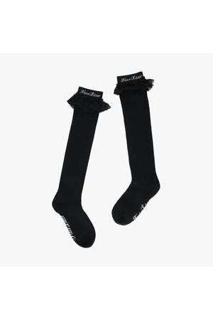 레이스 로고 니삭스 (블랙)