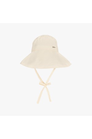 와이드 챙 보넷 햇 (크림)