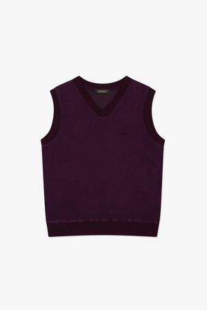 람다 남성 골프 베스트  포도 조끼 52432_PURPLE-a