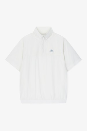 람다 남성 에어쉘 윈드 재킷 숏 슬리브 크림아이보리 26121 골프 반팔 바람막이 윈드브레이커_IVORY-a