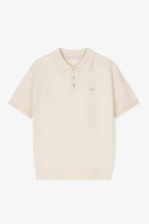 람다 남성 서머 글레이셔 니트 폴로 소프트베이지 26125 골프 여름 카라셔츠_BEIGE-a