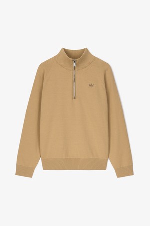 [사전예약/사은품-레더벨트 30만원] 람다골프 남성골프웨어 짚넥 골프니트 WIND PROOF 베이지 62515_BEIGE-a