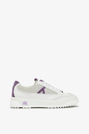 람다골프 여성골프화 라나 V2 LANA 화이트 플럼이엘로 킬트장식포함 62772_PURPLE-a