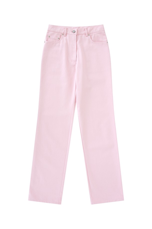 MARGARIN FINGERS - 롱/미디팬츠 - [22SS CAPSULE] GARDEN POCKET PANTS (LIGHT PINK)