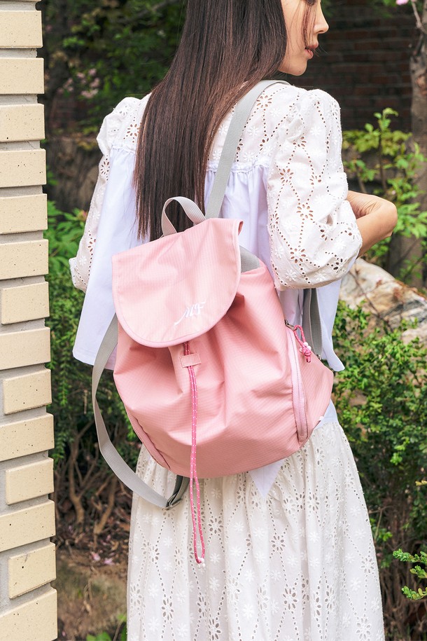 MARGARIN FINGERS - 백팩 - [23MID CAPSULE] SIDE POCKET BACKPACK (LIGHT PINK)