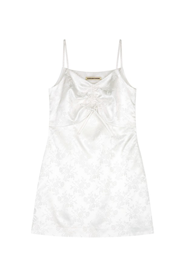 MARGARIN FINGERS - 민소매 원피스 - [23SPRING] GLOW SLIP ONE PIECE (WHITE)