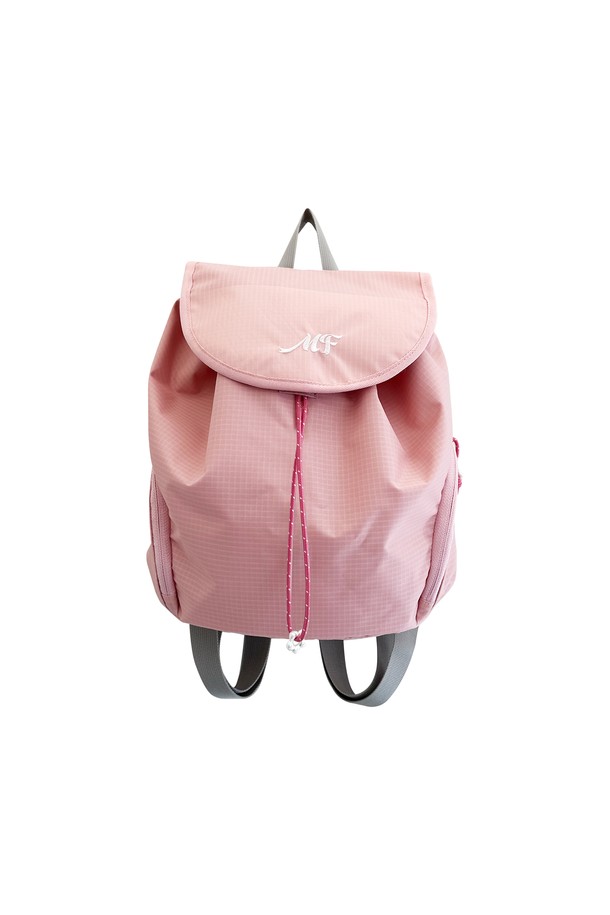 MARGARIN FINGERS - 백팩 - [23MID CAPSULE] SIDE POCKET BACKPACK (LIGHT PINK)