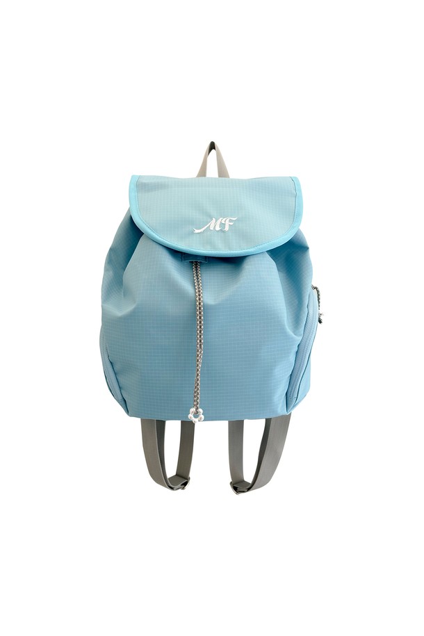 MARGARIN FINGERS - 백팩 - [23MID CAPSULE] SIDE POCKET BACKPACK (LIGHT BLUE)