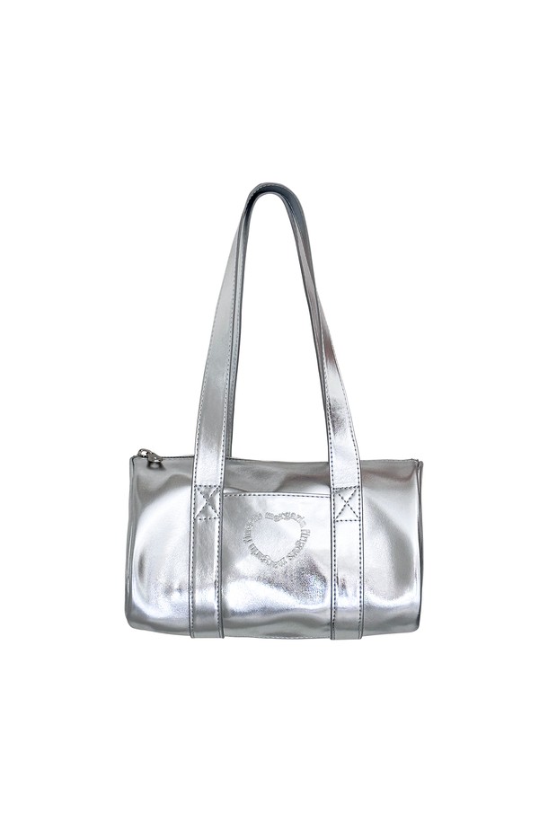 MARGARIN FINGERS - 토트백 - [23 SUMMER] MINI HEART HAMMER BAG (SILVER)