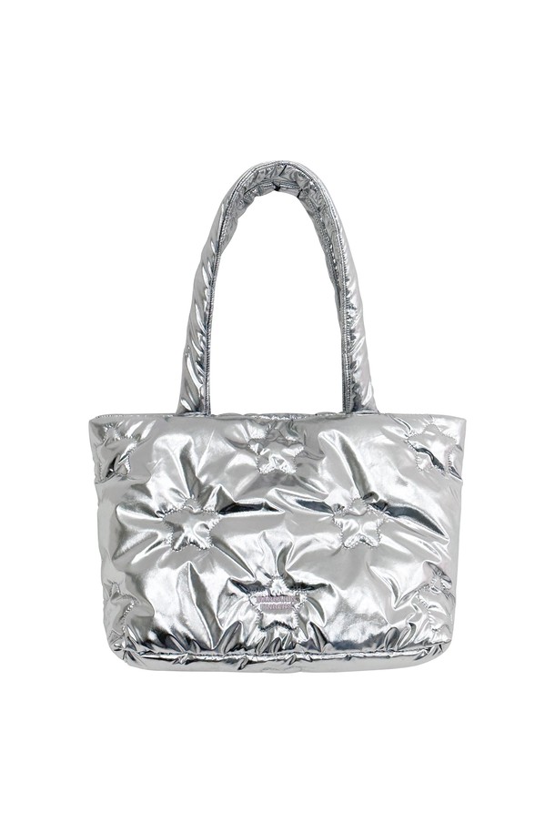 MARGARIN FINGERS - 여성 가방 - [23WINTER] STAR QUILTED SHOULDER BAG (SILVER)