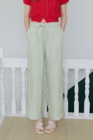 [23 SUMMER] WRINKLE RIBBON PANTS (MINT)