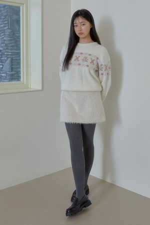 [24FW] RABBIT WOOL SWEATER (IVORY)