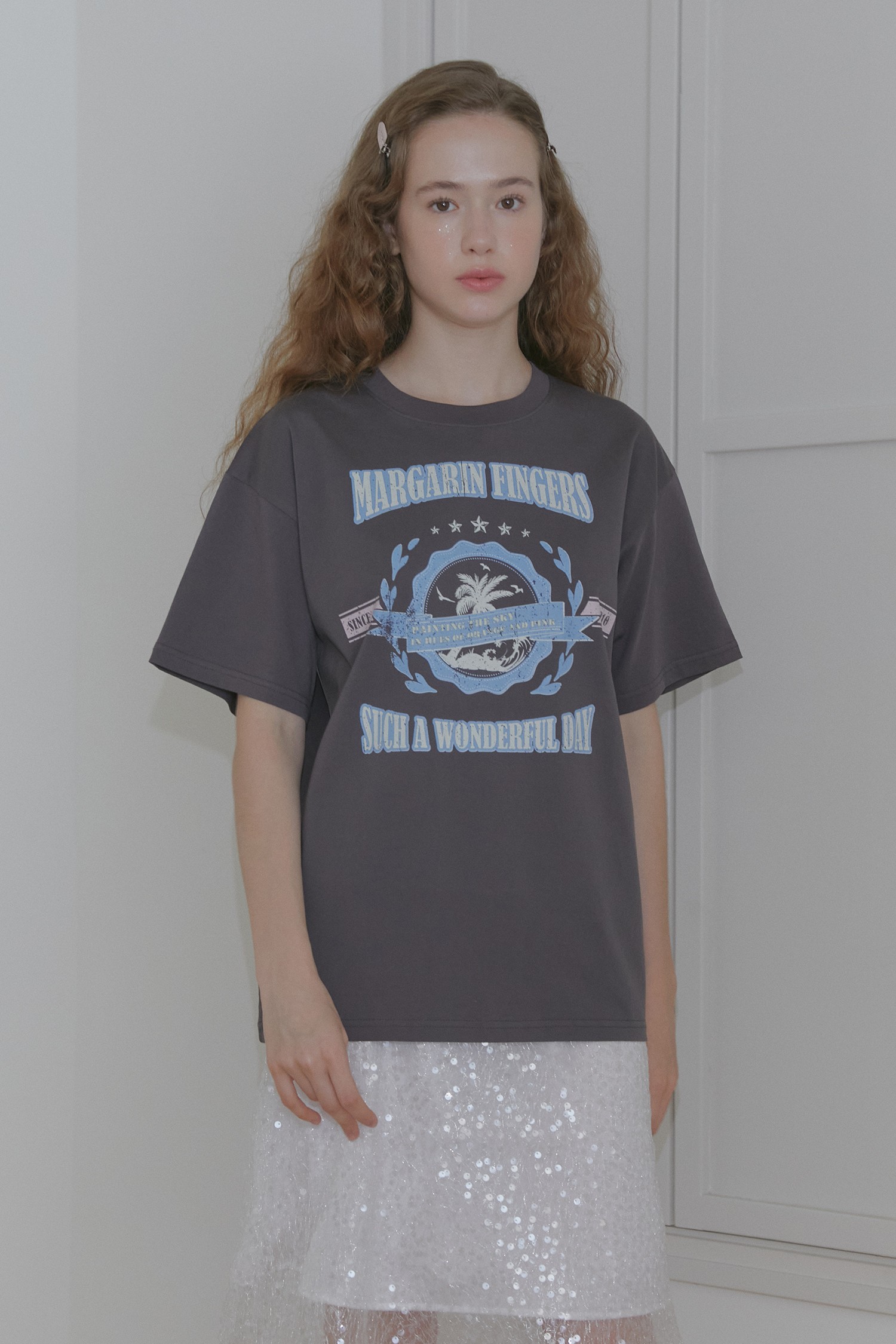 MARGARIN FINGERS♥ PALM TREE BOXY T-SHIRT /追跡付 MARGARIN FINGERS♥ PALM TREE BOXY T-SHIRT /追跡付 Designer