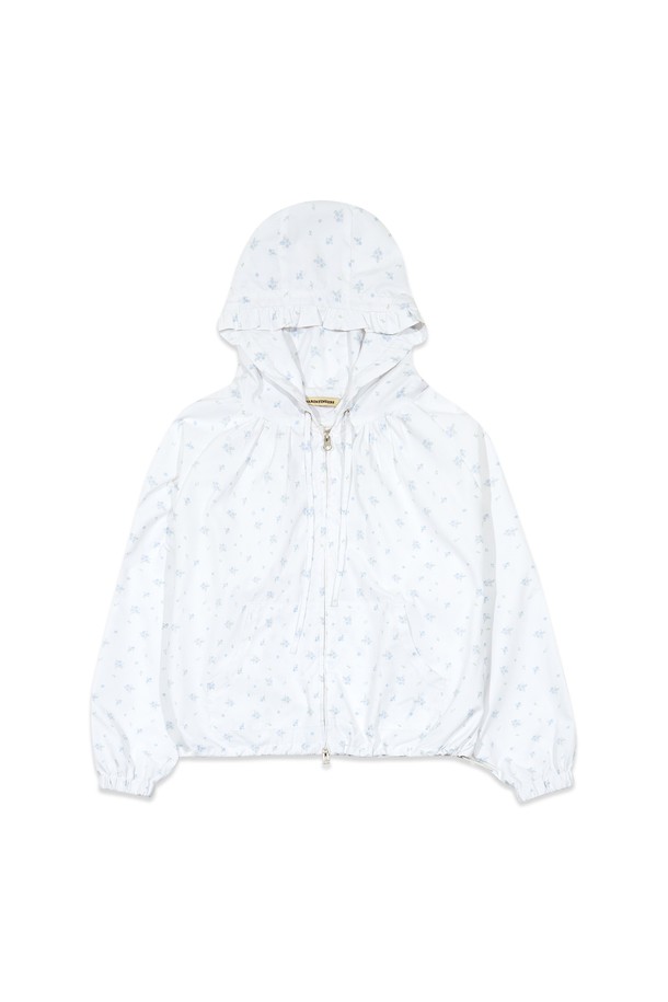 MARGARIN FINGERS - 바람막이/아노락 - [25SP] FLORAL WINDBREAKER (WHITE)