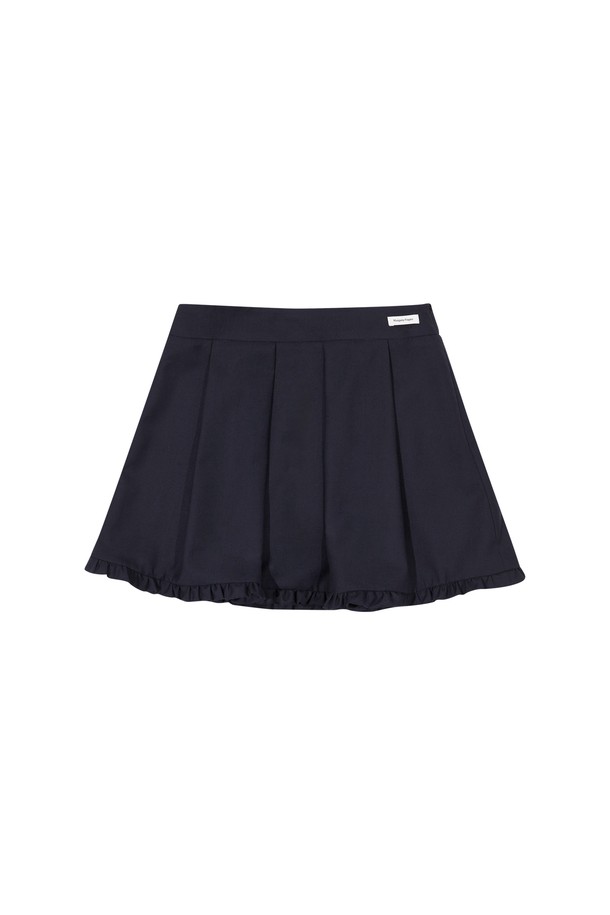 MARGARIN FINGERS - 미니스커트 - [25SP] PLUMP FRILL SKIRT (NAVY)