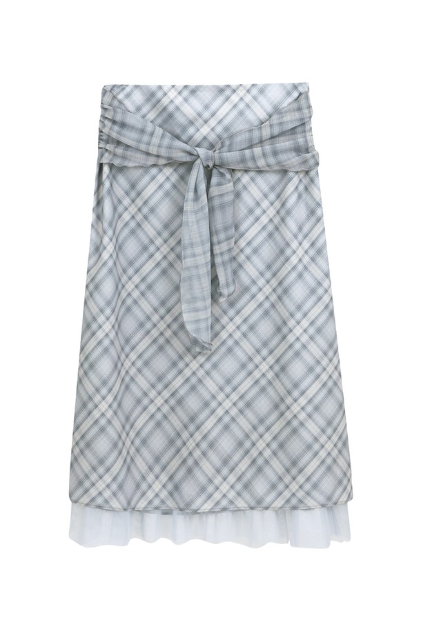 MARGARIN FINGERS] [25SUMMER] RIBBON DETAIL MERMAID SKIRT