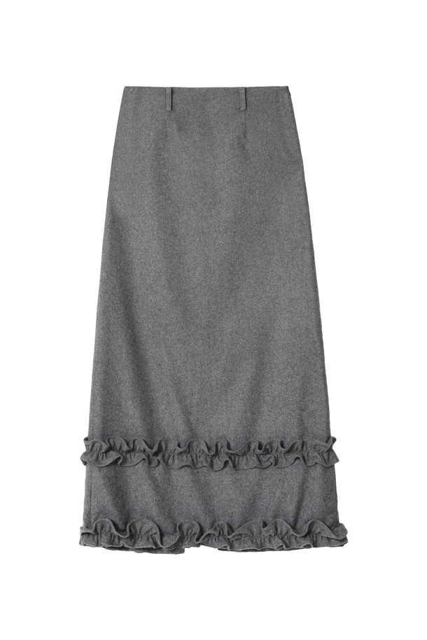 [25WINTER] 프릴 맥시 스커트 (그레이)는 겨울 시즌, 우아한 스타일을 연출하기 위한 여성용 맥시 스커트입니다. 두꺼운 두께감으로 따뜻함을 더하며, A라인 핏과 프릴 디테일이 여성스러운 실루엣을 완성합니다. 차분한 그레이 컬러와 무지 패턴으로 다양한 상의와 손쉽게 매치할 수 있으며, 루즈핏으로 편안한 착용감을 선사합니다. 클래식, 미니멀, 로맨틱 등 다채로운 스타일을 소화하며, 맥시 기장으로 세련된 룩을 연출합니다.
