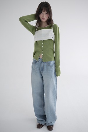 [25FW] RIVET WIDE DENIM PANTS (LIGHT BLUE)