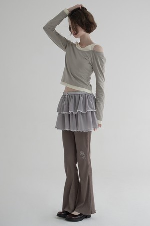 [25FW] ROSE BOOT-CUT PANTS (BROWN)