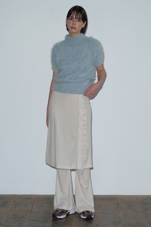 [25WINTER] FRILL LAYERED SKIRT PANTS (CREAM)