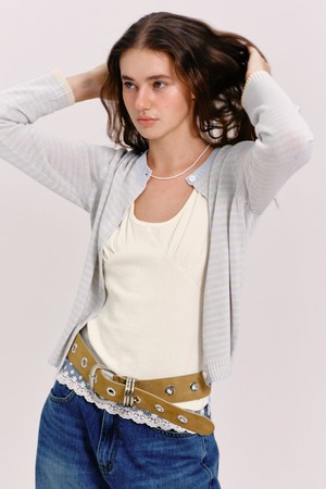 [26SPRING] LACE DETAIL SLEEVELESS (CREAM)