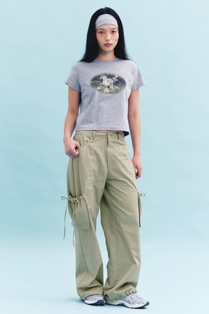 [26SPRING] STRAP CARGO PANTS (KHAKI BEIGE)