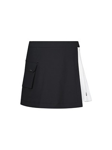 Pleats Color Combi SkirtsㅣWomen's-a