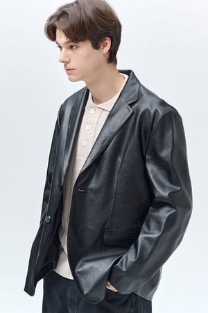 [ECO LEATHER] UNISEX BLAZER