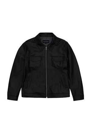 [LAMBSKIN] STITCH JACKET