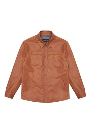 [VEGETABLE] SHIRTS JACKET (CAMEL)