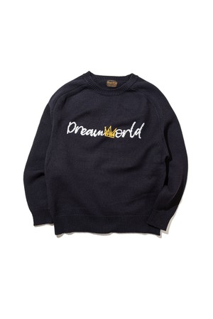 DREAMWORLD LOGO SWEATER (NAVY)