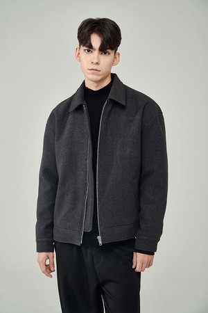 SEMI-OVER MINIMAL JACKET (DEEP-GRAY)