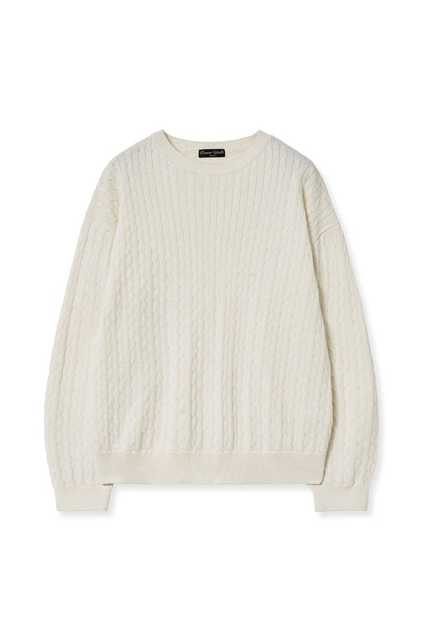 **케이블 라운드 니트 (아이보리)**는 부드러운 촉감의 아크릴과 면 혼방 소재로 제작되어 봄, 가을, 겨울 시즌에 착용하기 좋으며, 레귤러 핏으로 편안한 착용감을 선사합니다. 미니멀한 스타일의 라운드넥 디자인에 케이블 패턴이 돋보이며, 긴 소매와 두꺼운 두께감으로 보온성을 높였습니다. 아이보리, 블랙, 그레이, 네이비, 베이지 등 다채로운 컬러로 출시되어 단품 또는 이너로 활용하여 다양한 스타일링을 연출할 수 있습니다.
