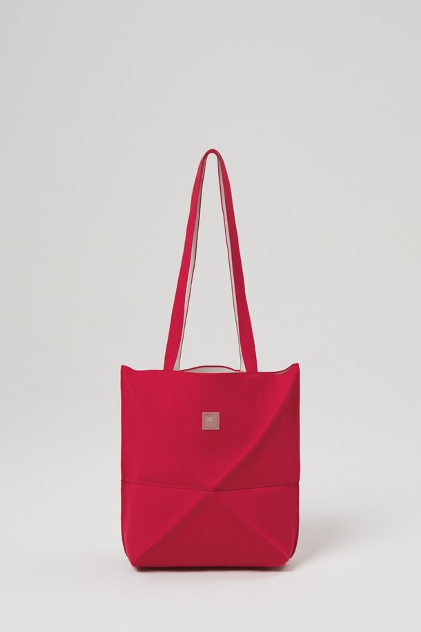 softromaine - 토트백 - Square Origami Knit Tote