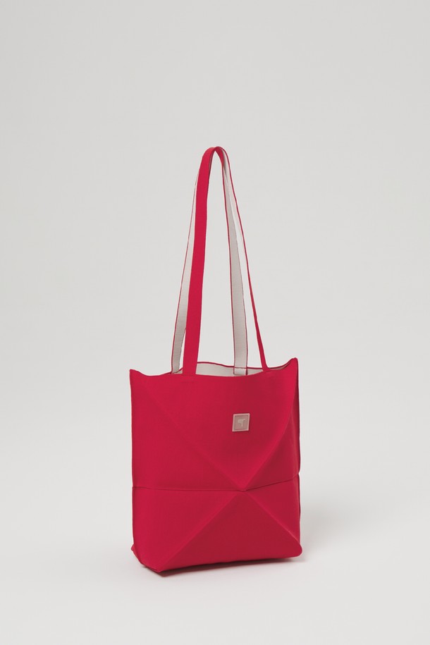 softromaine - 토트백 - Square Origami Knit Tote