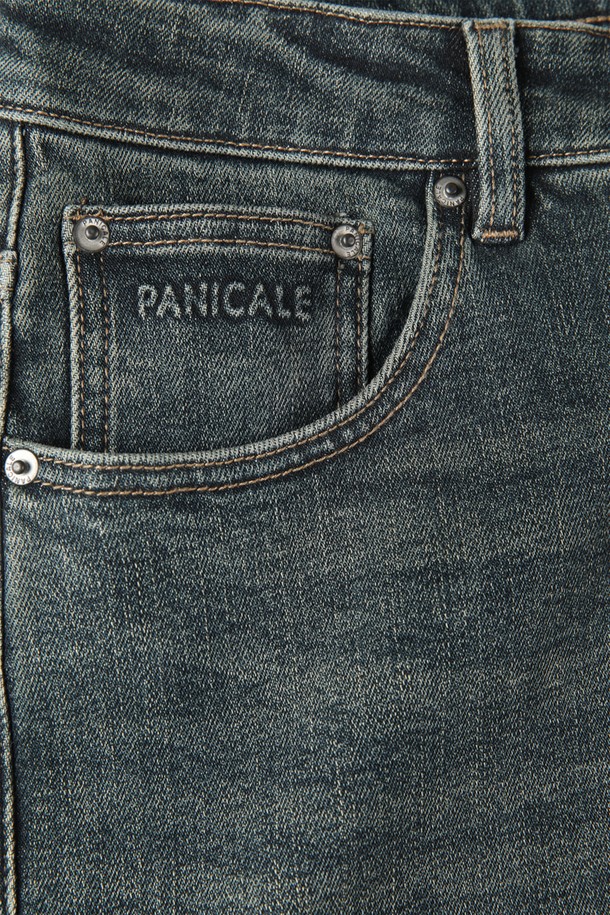 PANICALE - 데님 - 기모 빈티지 워싱 데님 팬츠 M-GJEAN74