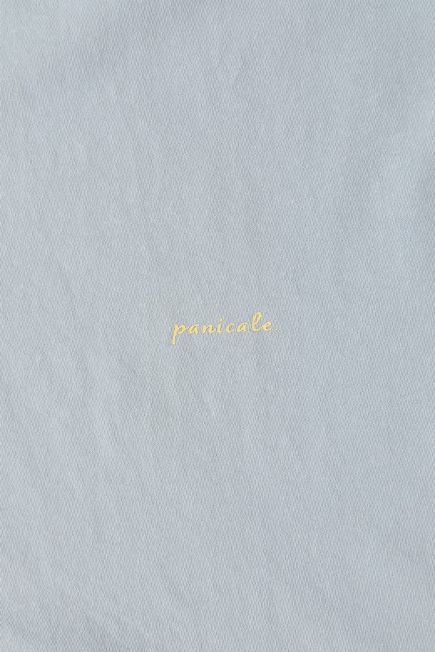 PANICALE - 반팔티셔츠 - 빈티지 워싱 로고 티셔츠 D-QTEE11