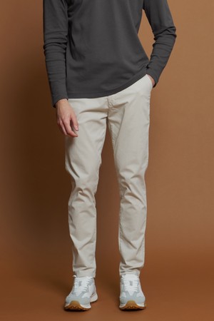 드로우스트링 면혼방 팬츠 M-QCPT18