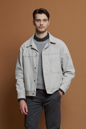 블리치 워싱 데님 자켓 M-QCJP55